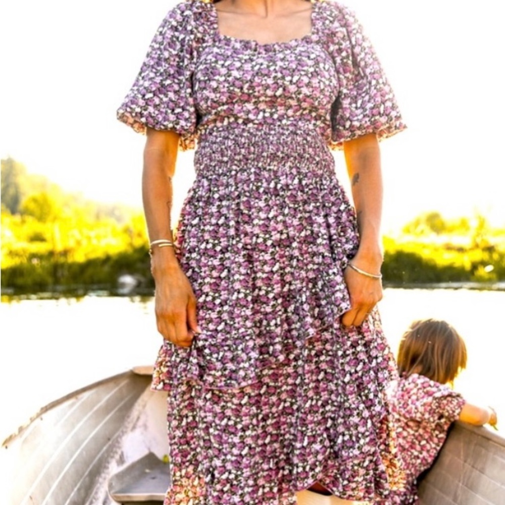 Ivy City Co Olivia Floral Dress- slightly imperfect